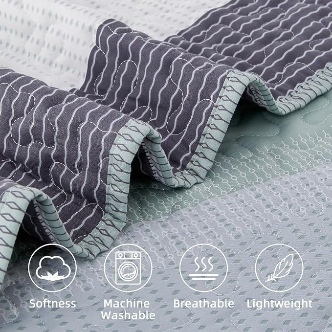 Oversized King Quilt Bedding Set, 2 Pillowcases（120x98 Inch） - Image 5