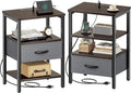 SUPERJARE Nightstand Set of 2 by SUPERJARE