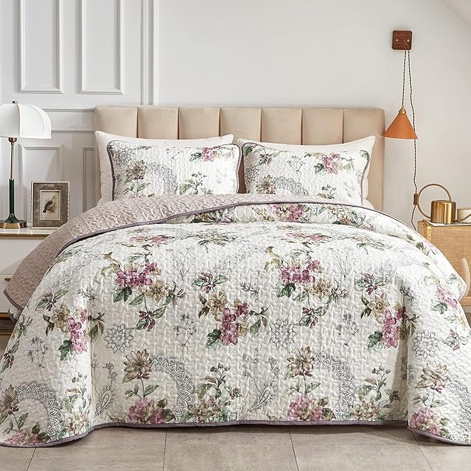 Flysheep 2 Pieces Quilt Set Twin Size, Soft Microfiber Lightweight Bed Cover by Flysheep
