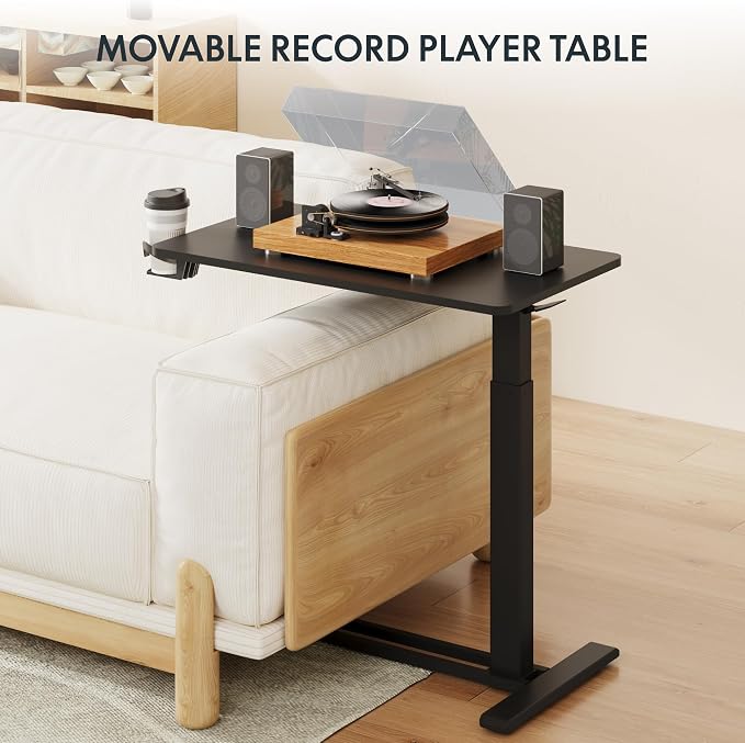 FLEXISPOT H7 32" Pneumatic Height-Adjustable Overbed Table - Image 9
