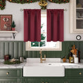 BGment Burgundy Blackout Curtains by BGment