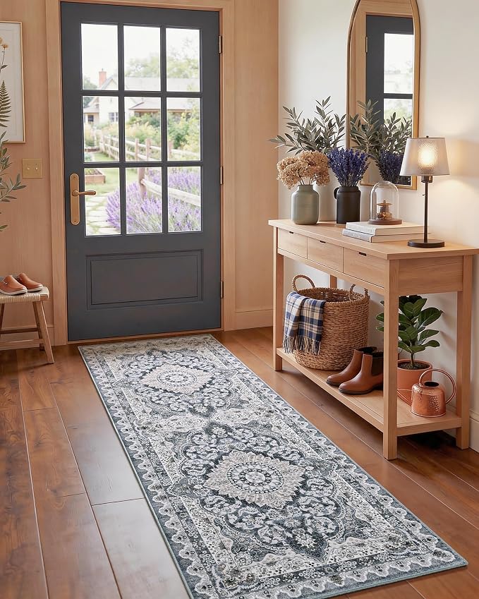 Macgace Washable Vintage Area Rug - Image 2