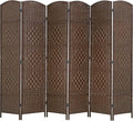 Room Divider 6 Panel Folding Privacy Divider 6 Ft Indoor Wall Divider Portable by FDW