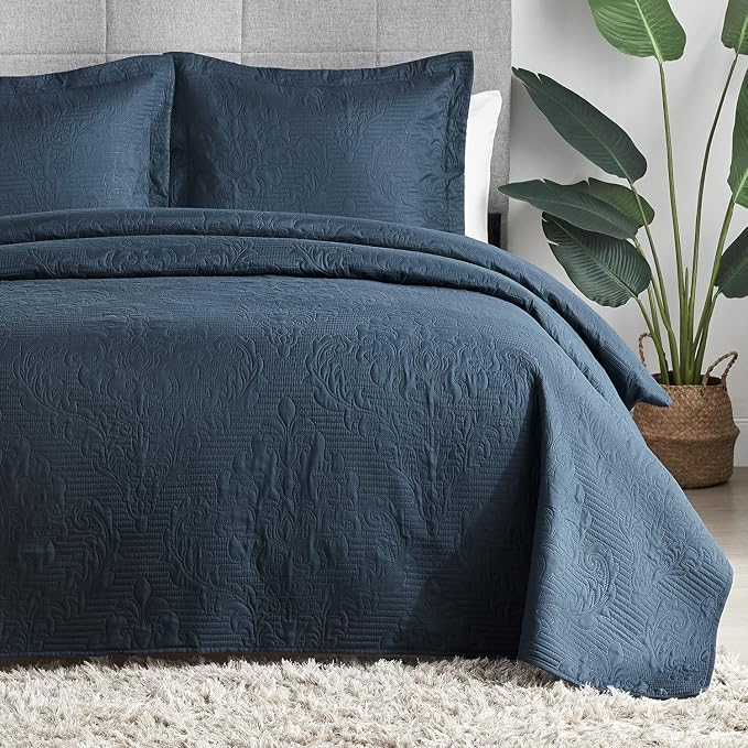 Hansleep Navy Quilt California King Size by Hansleep