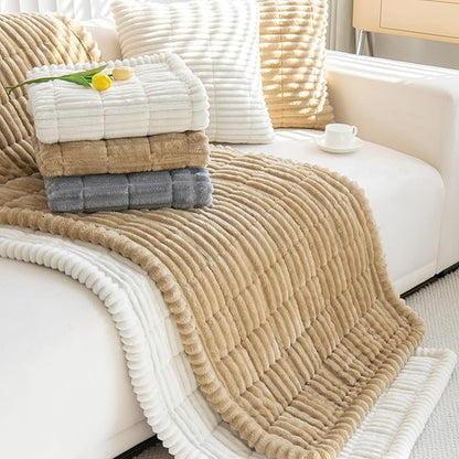 Mivnue Pet Couch Cover, Couch Covers for Dogs, Washable Dog Sofa Covers Couch Protector, Fuzzy Non Slip Couch Slipcover Pet Friendly