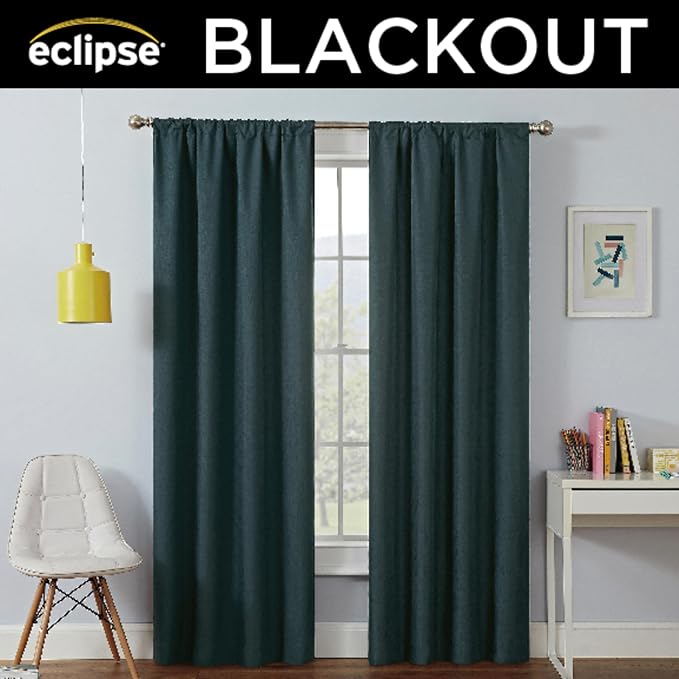 Eclipse Kendall Thermal Blackout Grommet Curtain - Image 4