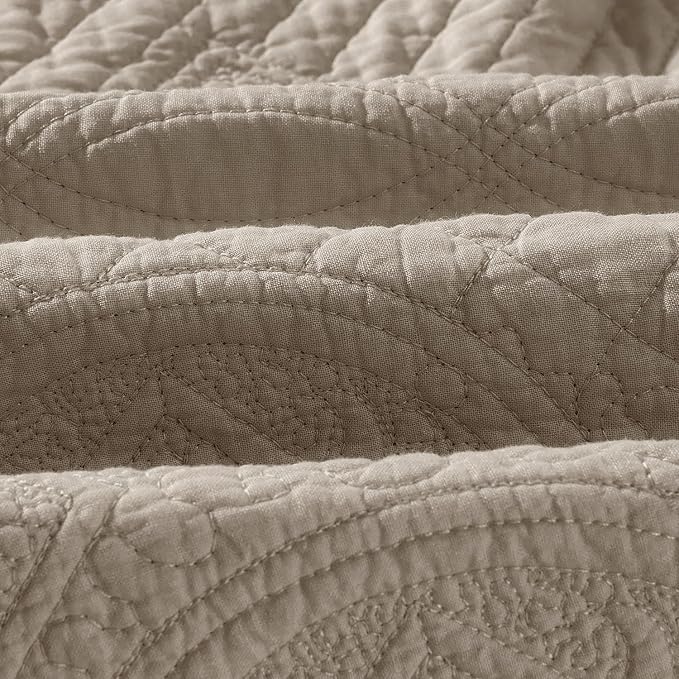 Calla Angel Sage Garden Luxury Pure Cotton Matelasse Quilt - Image 5