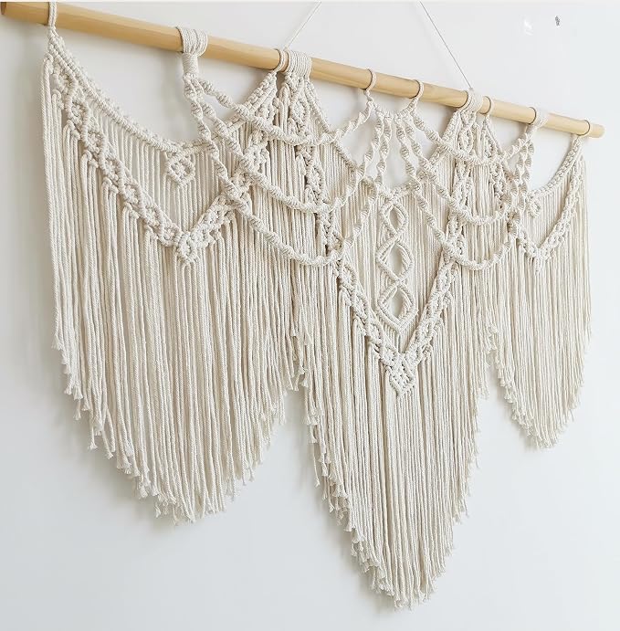 Achart Macrame Wall Hanging Large- Boho Wall Decor- large wall art- Wall Decor - Image 3