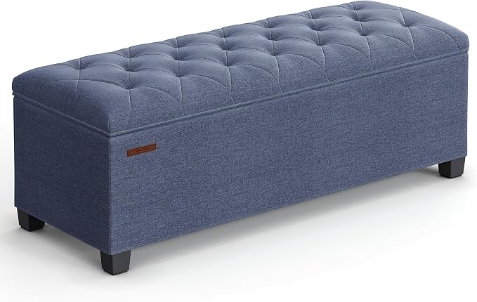 SONGMICS Storage Ottoman Bench, Foot Rest by Unknown