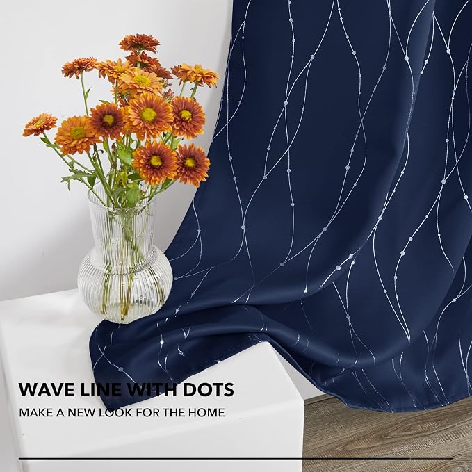 Deconovo Blackout Back Tab Curtains - Image 6