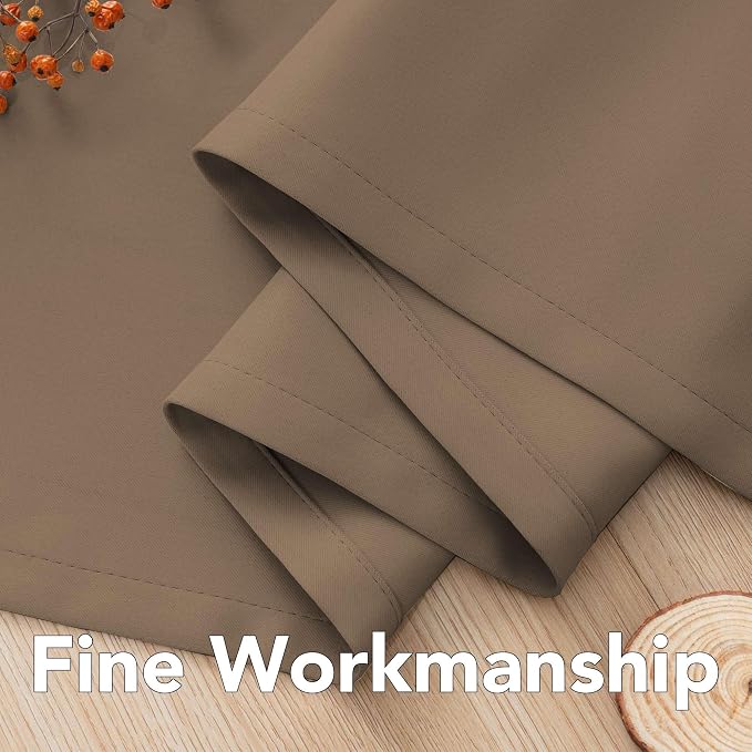 H.VERSAILTEX Blackout Window Curtain Panels Thermal Insulated Room Darkening - Image 6