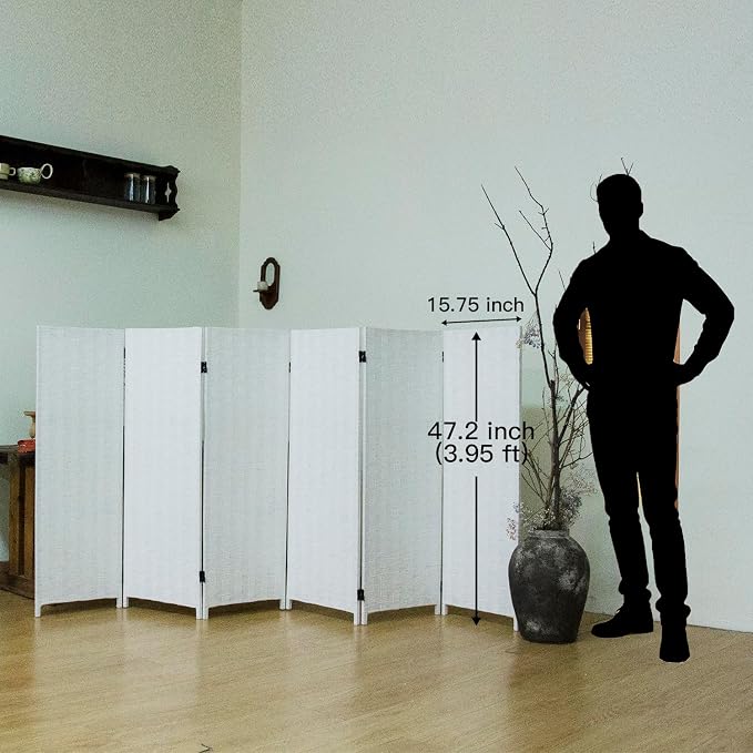 6 Panel Short Room Divider Screen - Image 5