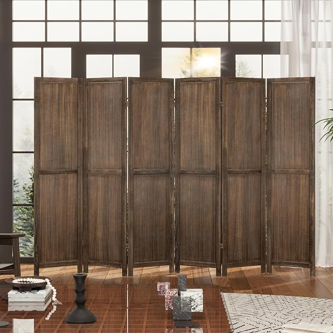 WelFurGeer 6 Panel Room Divider Screen - Image 7