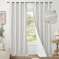 Linen Blackout Curtains for Living Room by Lajode