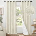 Natural Linen Blackout Curtains by Lajode