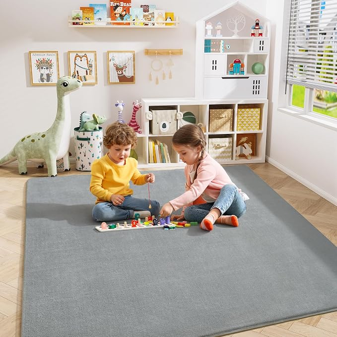 4x4 Square Area Rugs for Bedroom Living Room, Modern Non Slip Minimalist Carpet - Image 6