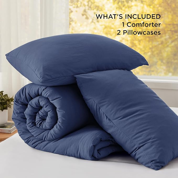 Bedsure Oversized Queen Comforter Set, 3 Pieces GentleSoft™ Bed Set, 1 - Image 6