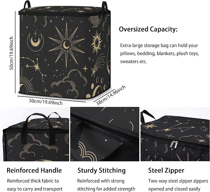 king comforter storage bag, blanket organizer - Image 3