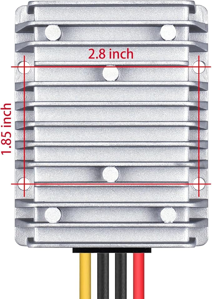 Cllena 30A 360W DC DC Buck 360 Waterproof Transformer, Step Down 12V DCGregor Convverter, 36V/48V to 12V Converter