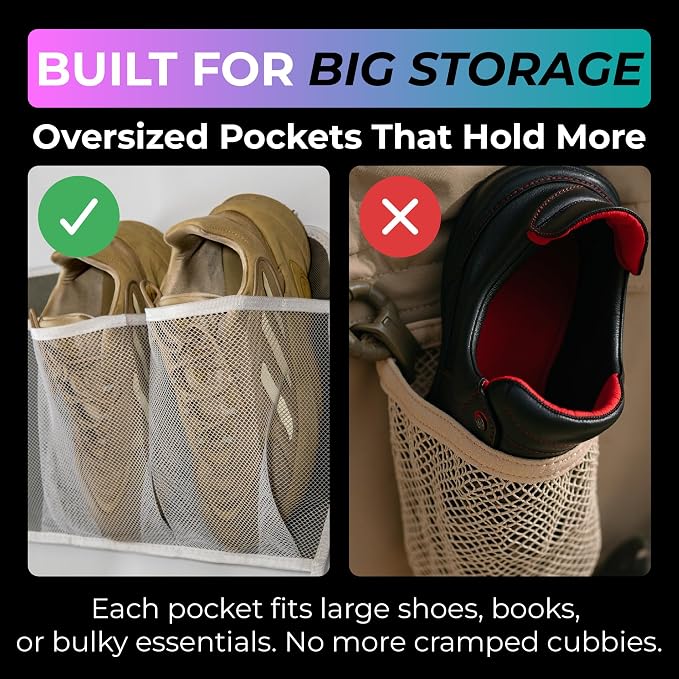 RV Shoe Storage for Bedside - Image 4