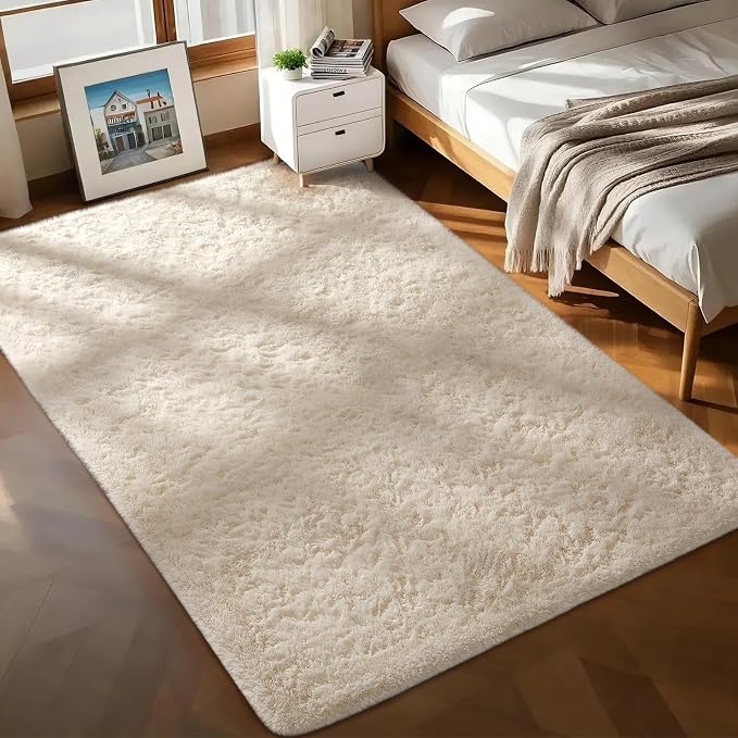 Ophanie Rugs for Living Room, Upgrade Non-Slip Fluffy Soft 5x8 Area Rug - Image 3