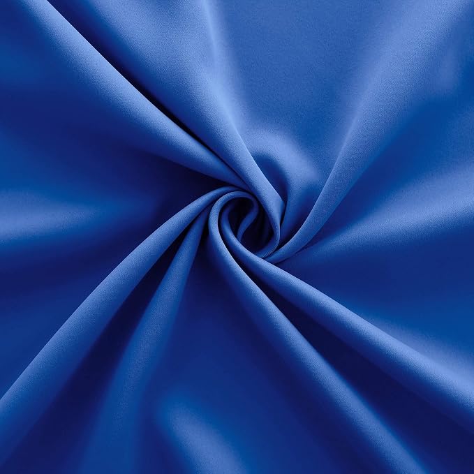KOUFALL Blue Curtains 84 Inches Long - Image 6