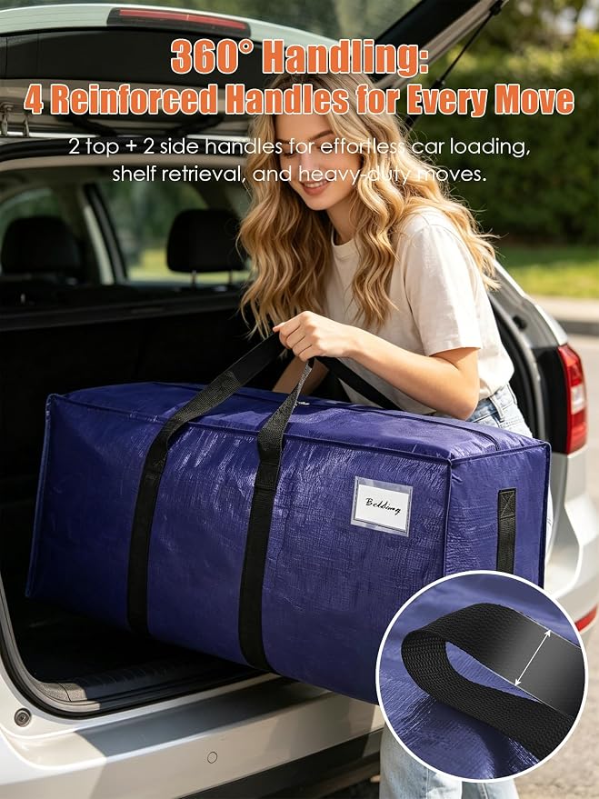 SWEET DOLPHIN 8 Pack 200LB Heavy-Duty Moving Bags - Image 5