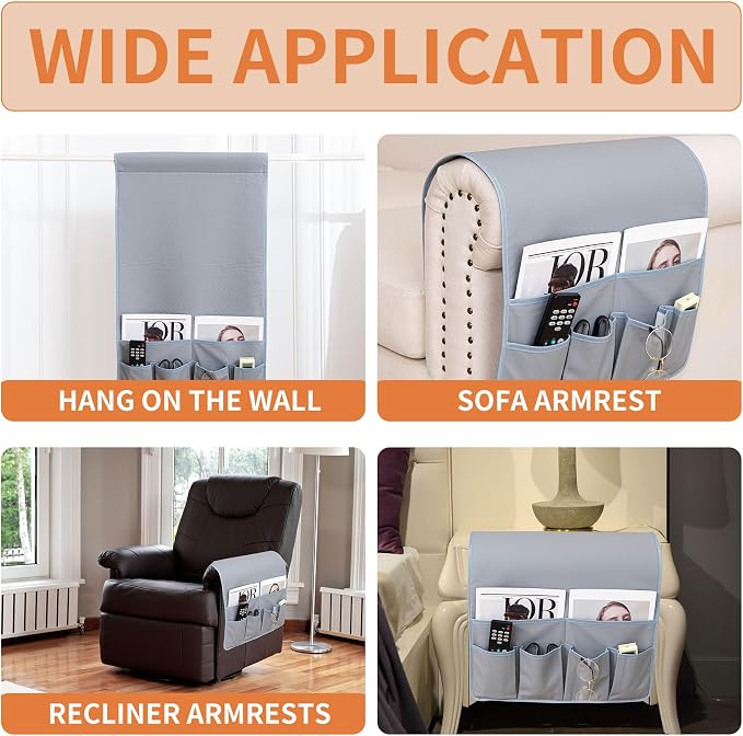 HAOMAIJIA Sofa Armrest Organizer, Remote Control Holder - Image 5