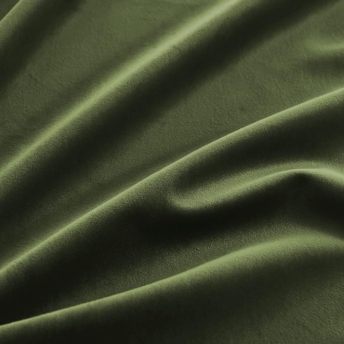 RYB HOME Velvet Curtains 120 inches Long, Extra Long High Ceiling Curtains | - Image 9
