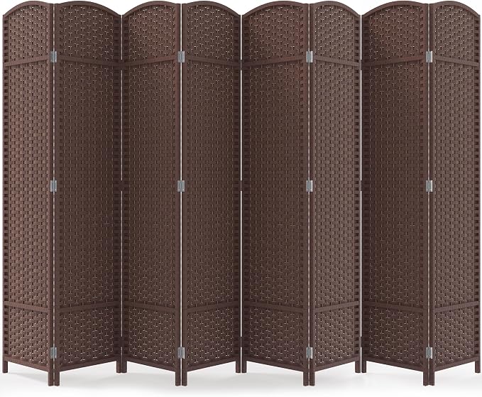 Outdoor Privacy Screen 8-Panel Folding Room Divider Space Partition | 67"H by Jostyle