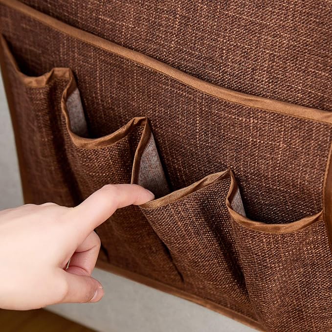 Sofa Armrest Organizer Non-Slip Arm Chair Hanging Caddy Remote Control Holder - Image 2