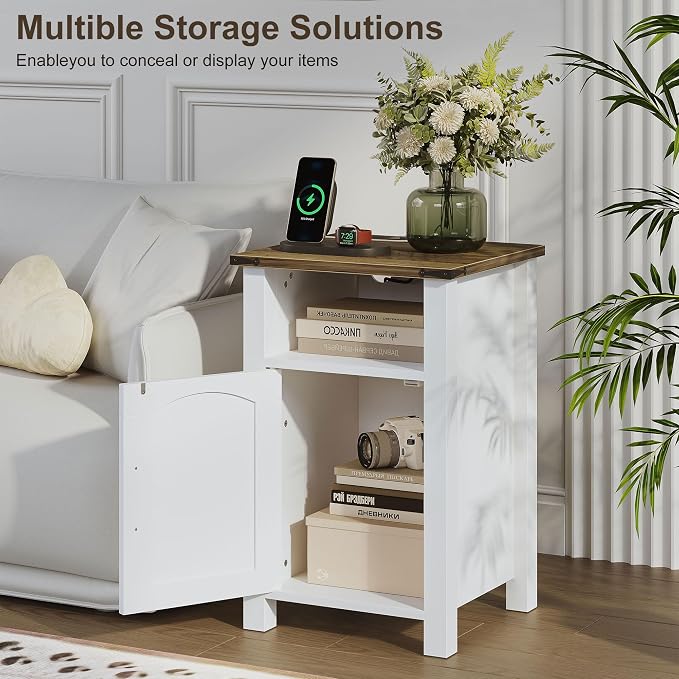 Decofy Farmhouse Nightstand - Image 5