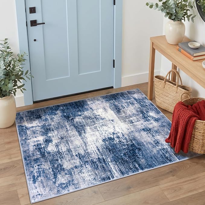Abstract Area Rug 3x4 Ft Washable Rugs by iOhouze