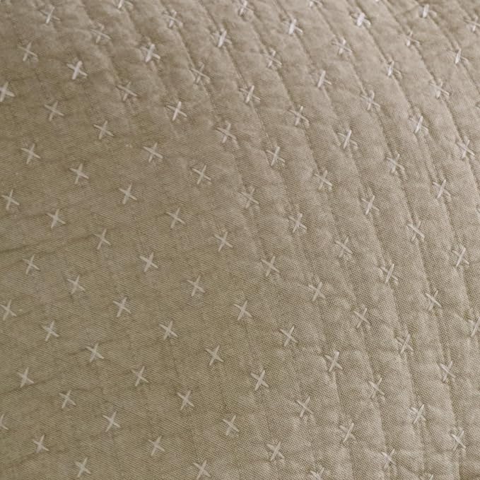 Levtex Home Cross Stitch Reversible Full/Queen Quilt Set - Image 6