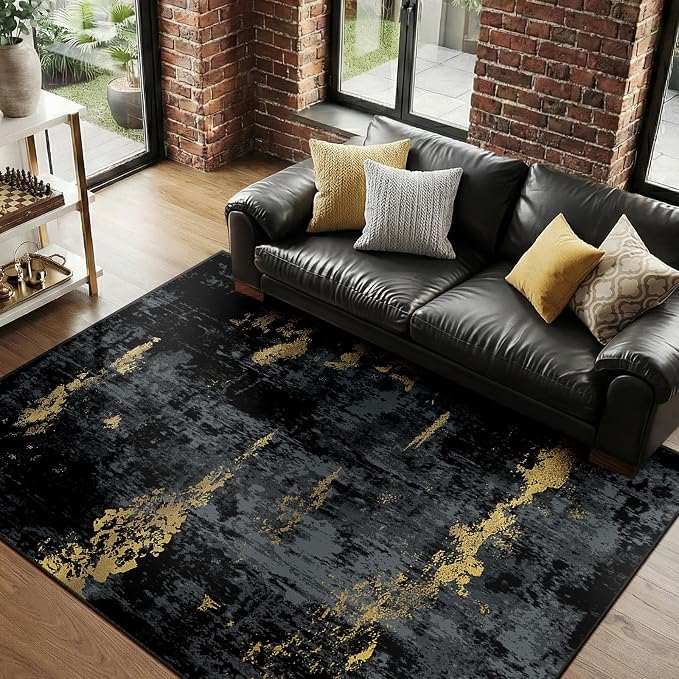 RELEANY Washable 6'x9' Abstract Area Rug - Image 8