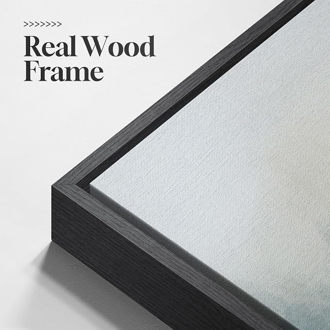 Large Framed Abstract Nature Landscape Wall Art - Image 5