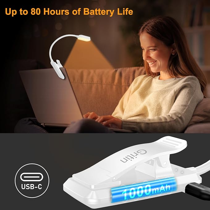 Gritin 16 LED Rechargeable Book Light - Image 6