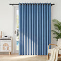 RYB HOME Accordion Style Room Divider Curtains 100% Blackout | Curtain by RYBHOME
