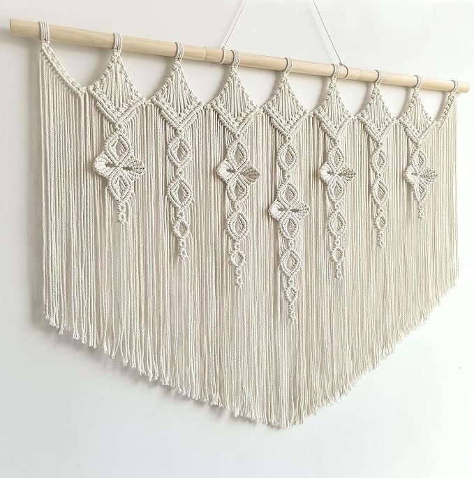 Achart Macrame Wall Hanging Large- Boho Wall Decor- large wall art- Wall Decor - Image 4
