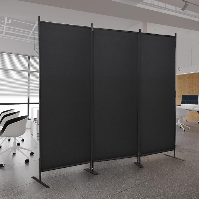 Room Divider Panel 6Ft Privacy Screen Wall Dividers, Portable Room Partition - Image 7