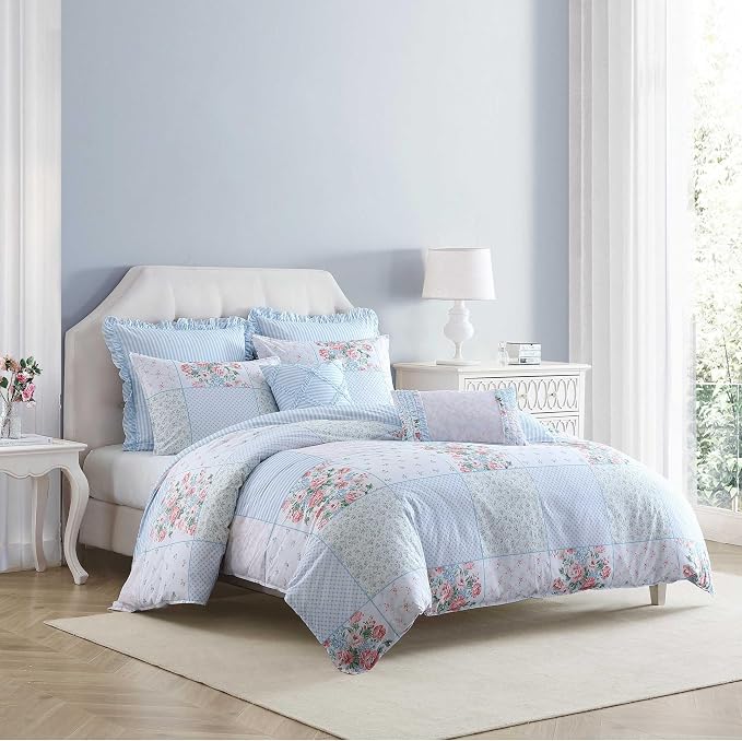 Laura Ashley – Twin Comforter Bonus Set, Soft Bedding - Image 2