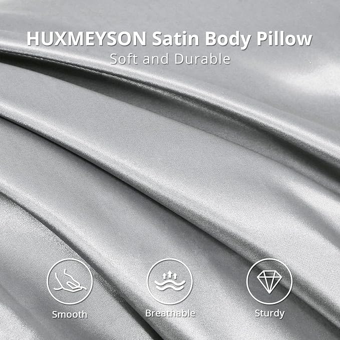 Body Pillow with Satin Pillowcase, Body Pillow - Image 3