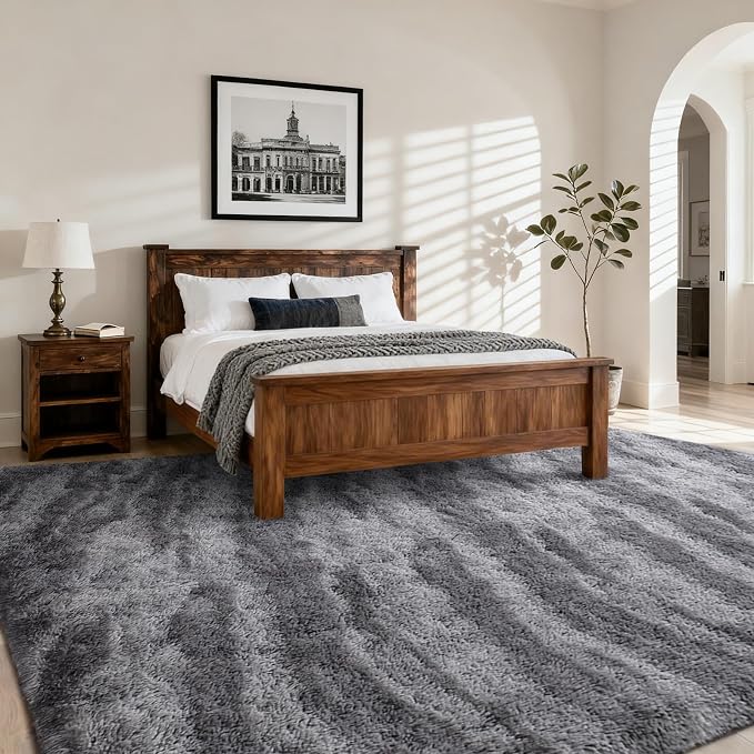 8x10 Ft Extra Large Shag Rugs for Living Room, Ultra Soft Fluffy Furry Area - Image 2