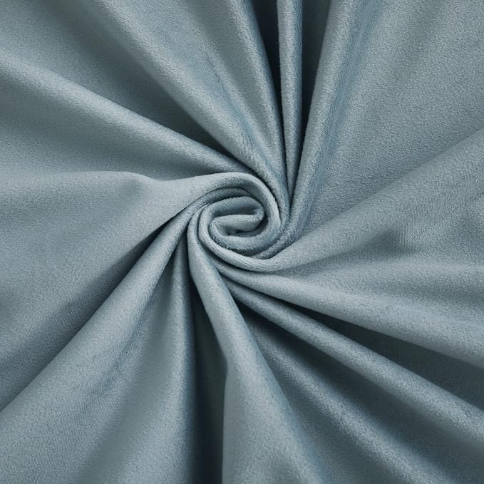 RYB HOME Velvet Curtains 90 inches Long - Image 5
