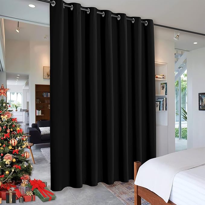 RYB HOME Extra Long Curtains Light Block Soundproof Privacy Blinds by RYBHOME