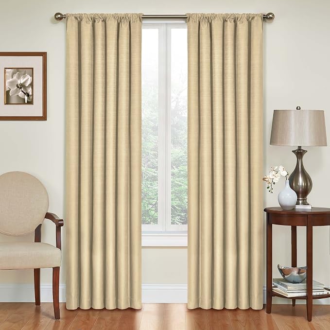 Eclipse Kendall Blackout Rod Pocket Curtain by EclipseCurtains