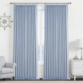 Light Blue Blackout Curtains 96 Inches Long 2 Panels Set by PleatedDrapes
