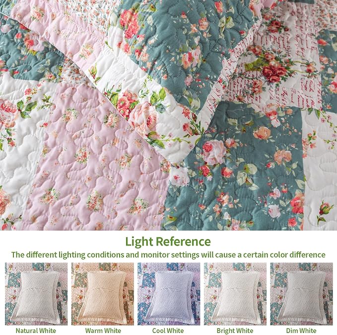 VAPUTAR Farmhouse King Size Quilt Bedding Set - Image 5