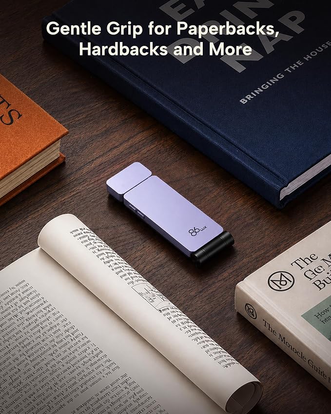 86lux Book Light, Rechargeable Clip-On LED Reading Light - Image 6