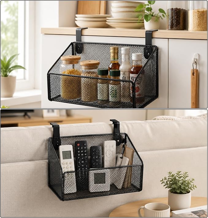 2 Pcs Hanging Bedside Caddy Shelf - Image 7